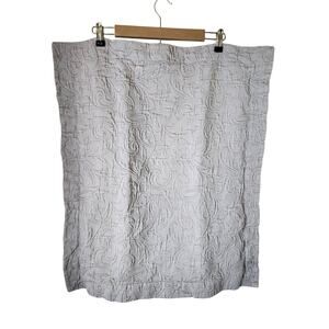 FRONTGATE Gray Resort Tile Matelasse STANDARD Egyptian Cotton Pillow Sham Set/ 2